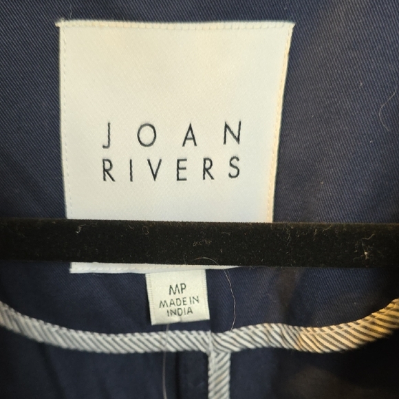 Joan Rivers Classic Navy Blazer - Picture 2 of 2